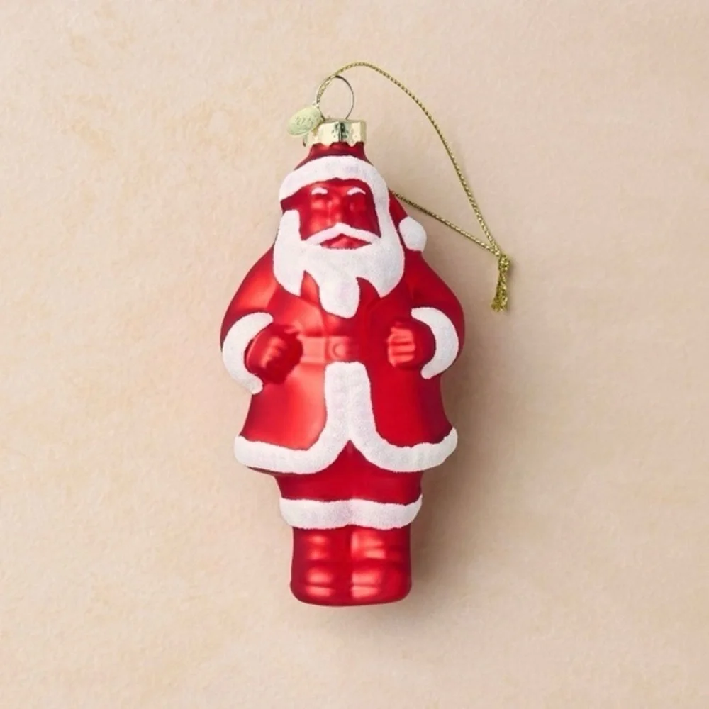 NIB. JOHN DERIAN Santa Claus Holiday Ornament